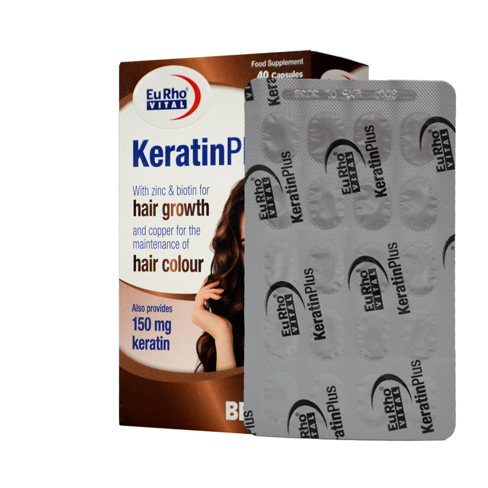 eurhovital-keratin-plus-40-capsules-5 کپسول ژلاتینی نرم کراتین پلاس یوروویتال 40 عددی - Image 5