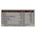 کپسول ژلاتینی نرم کراتین پلاس یوروویتال 40 عددی - Image 6