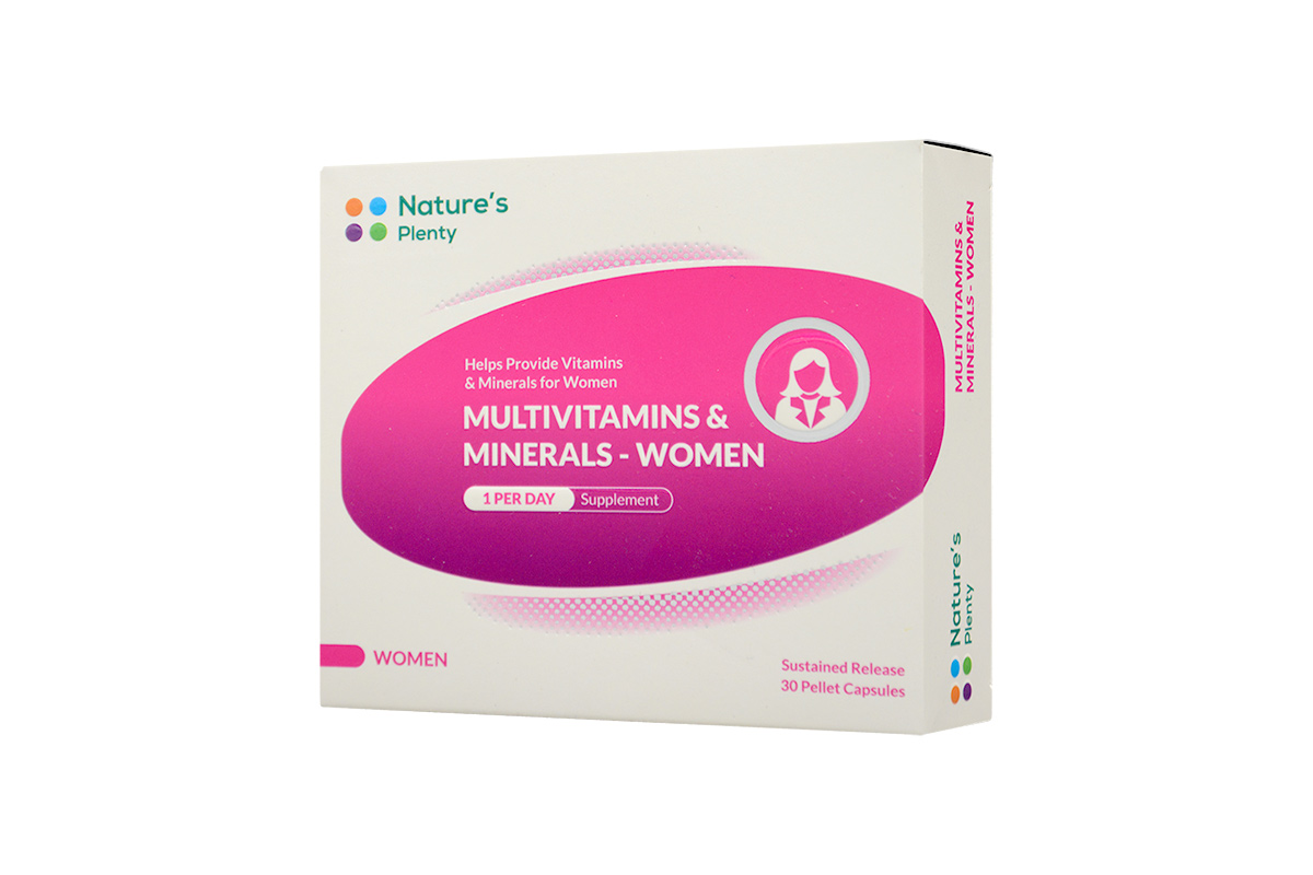 naturesplenty-multi-vitamins-minerals-women-1 کپسول مولتی ویتامین مینرال بانوان نیچرز پلنتی - Image 1