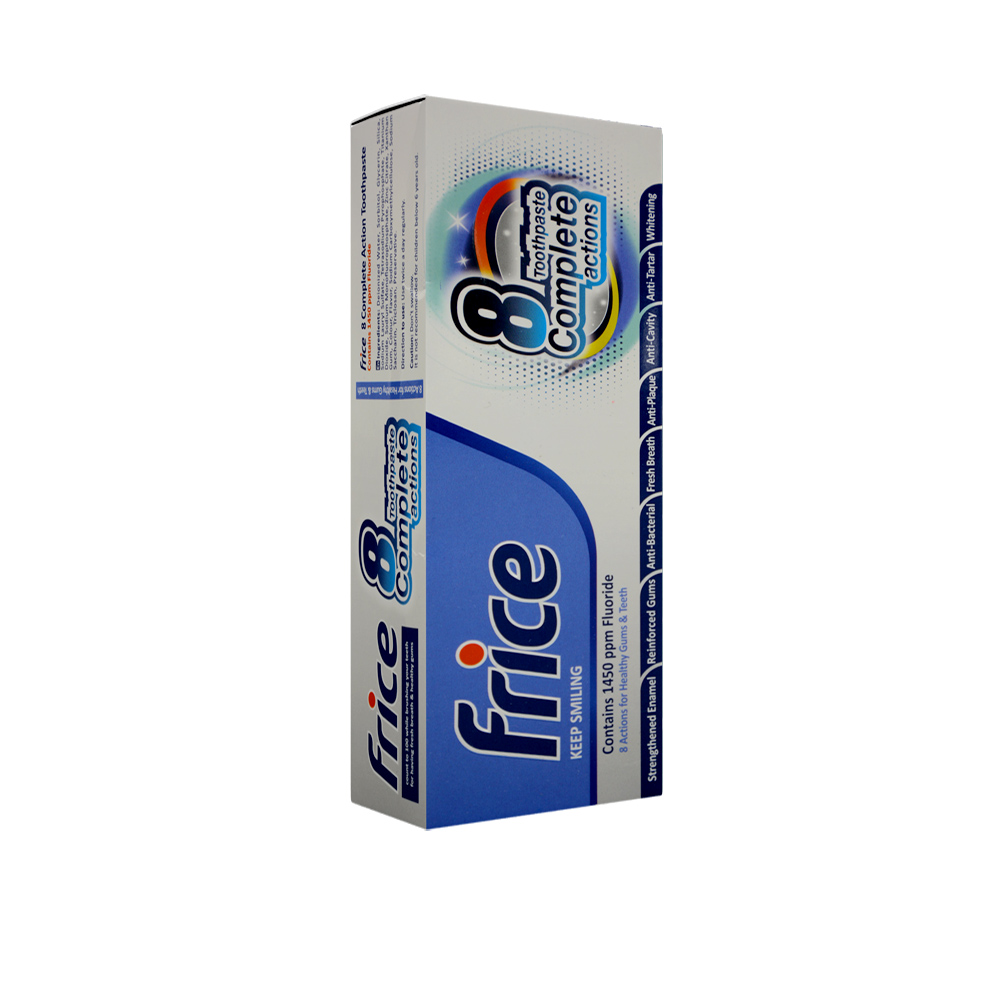 complete-actions-8-toothpaste-frice-2 خمیر دندان کامل با عملکرد ۸ گانه فریس ۱۲۰ گرمی - Image 3