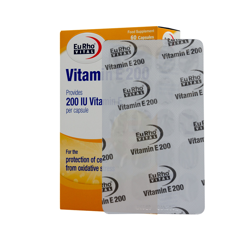 eurho-vital-vitamin-e-200-iu-60-capsul-5 کپسول ژلاتینی ویتامین ای 200 یوروویتال 60 عددی - Image 5