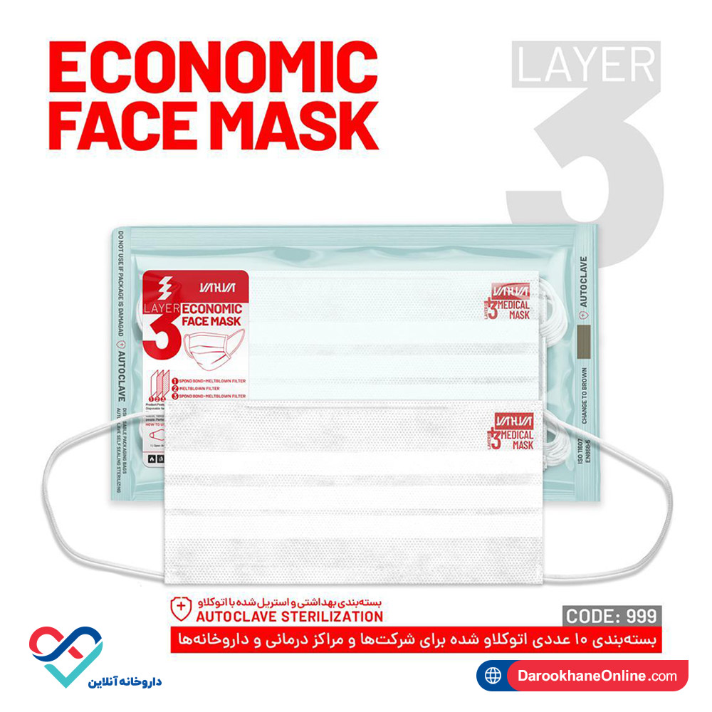 3layer-mask.jpg ماسک 4 لایه پرستاری با بسته بندی استریل یحیی - Image 1