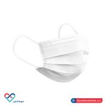 فیس ماسک سه لایه پزشکی مدیکال سفید رنگ بسته 50 عددی - Image 4