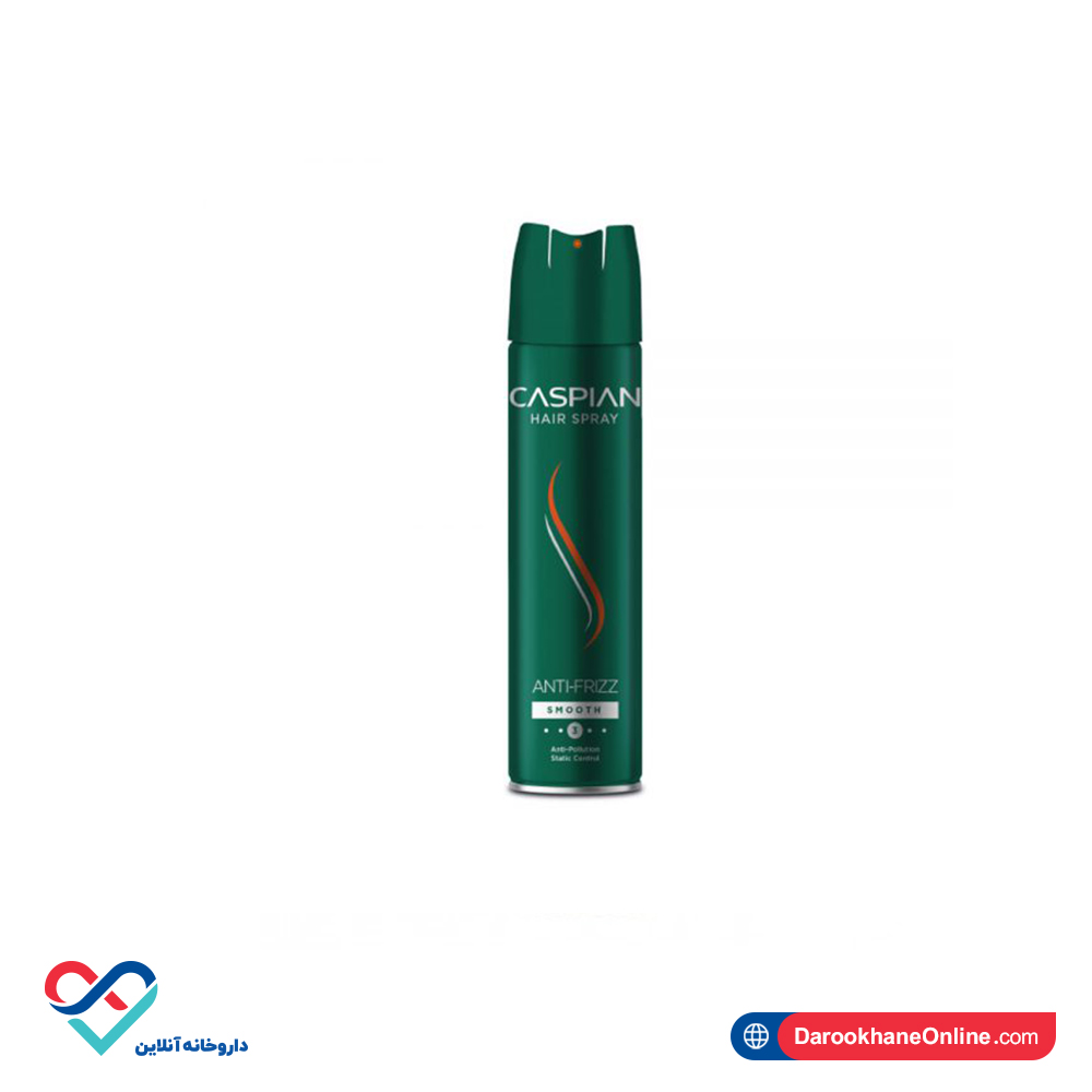 ANTI-FRIZZ.jpg تافت حالت دهنده مو شماره 3 ضد وز کاسپین 250 میل - Image 1