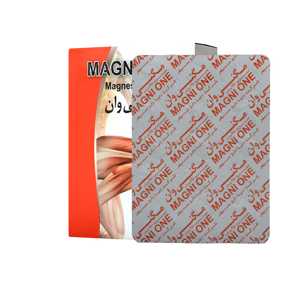 donya-darou-magni-one-30tabs-5.jpg قرص مگنی وان منیزیم 250 دنیا دارو - Image 5