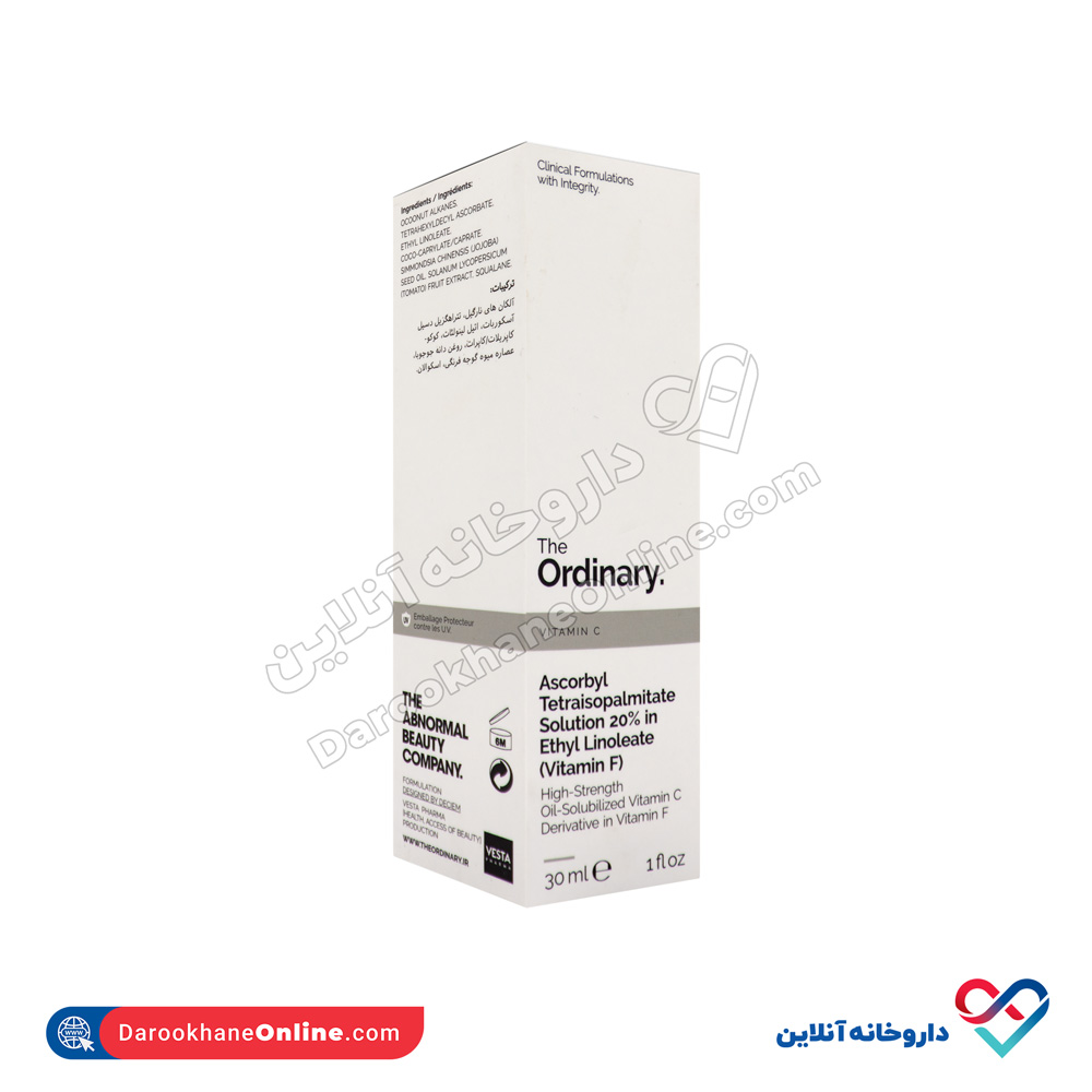 ordinary-ascorbyl-teraisopalmitate-solution20-2.jpg سرم اسکوربیل تترا ایزوپالمیتات 20 درصد اوردینری 30 میل - Image 3