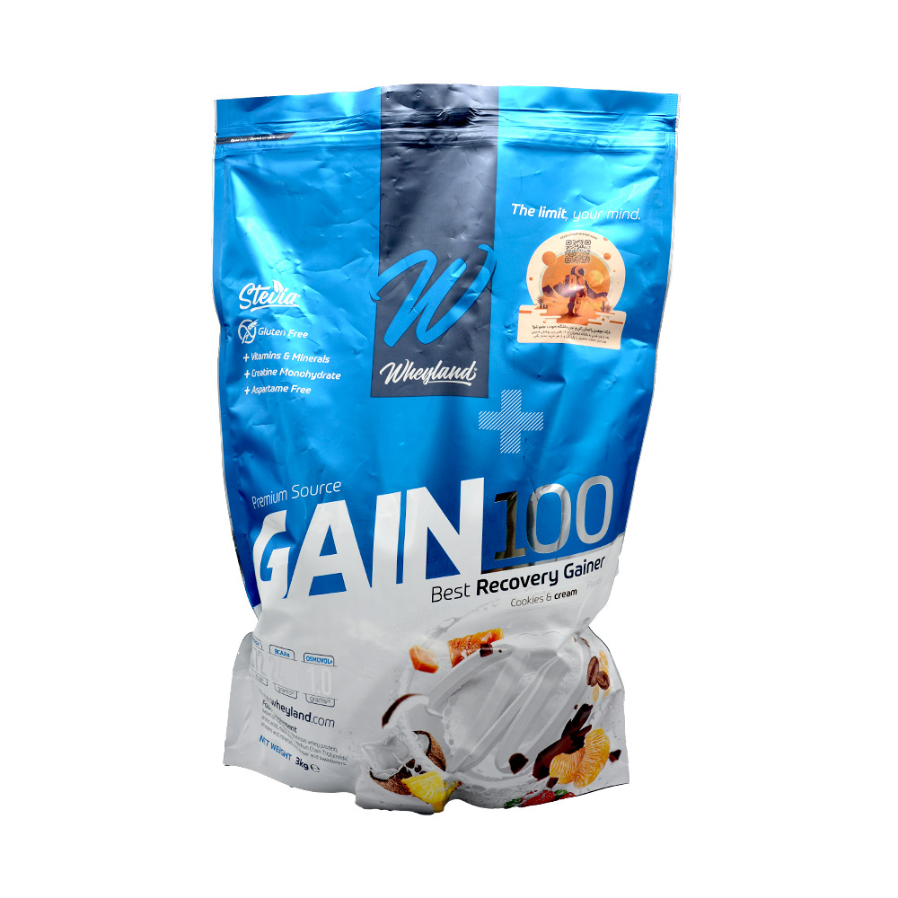 wheyland-gain100-3000g-1.jpg پودر گین 100 وی لند 3000 گرم - Image 1