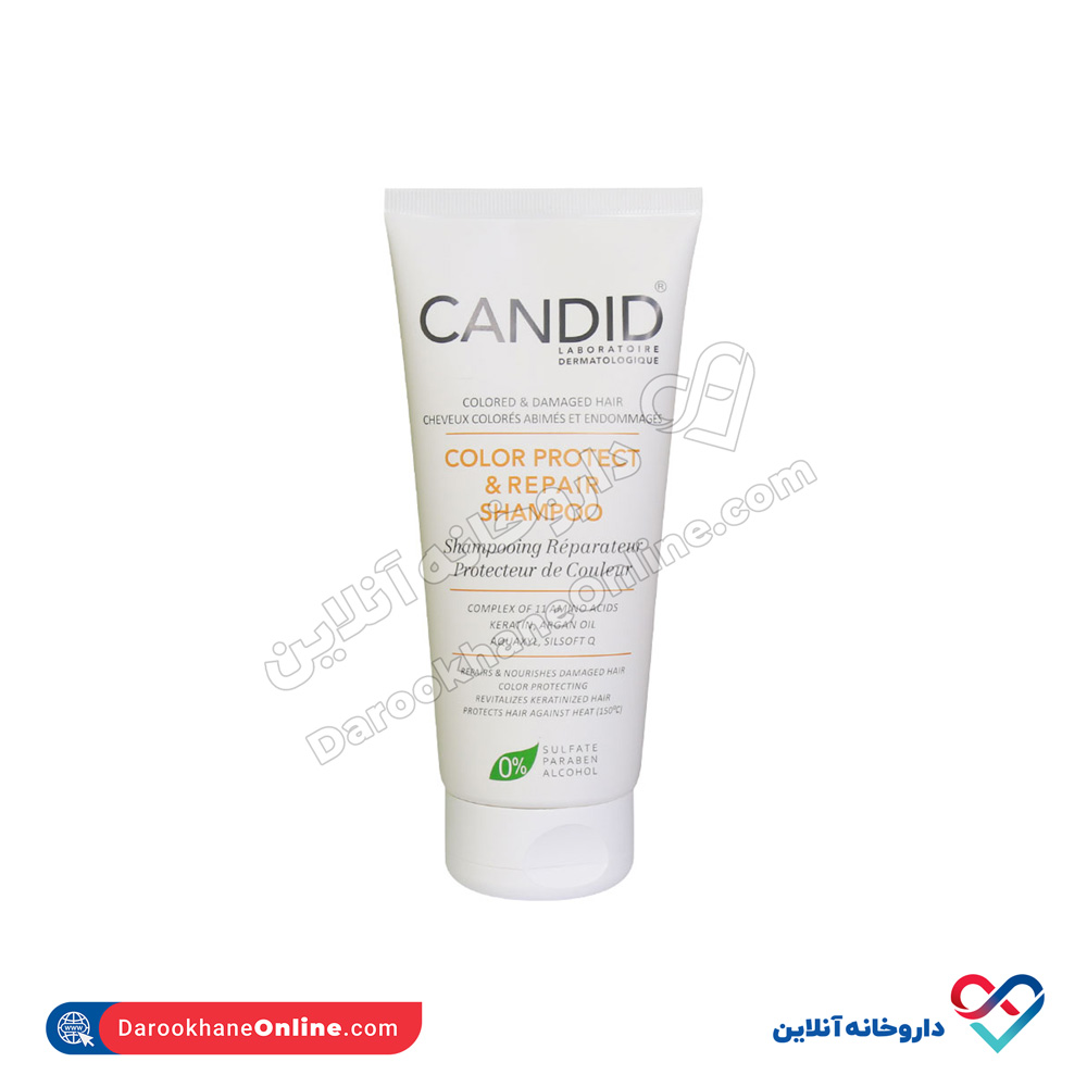 Candid-Color-Protect-1.jpg شامپو تثبیت کننده رنگ مو کاندید 200 میل - Image 1