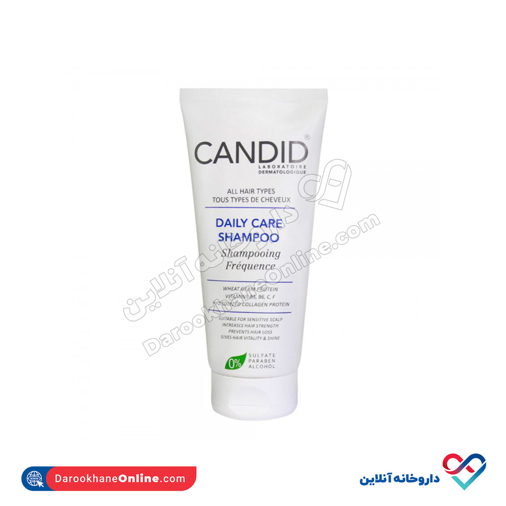 candid-daily-1.jpg شامپو ویتامینه و پروتئینه روزانه کاندید 200 میل - Image 1