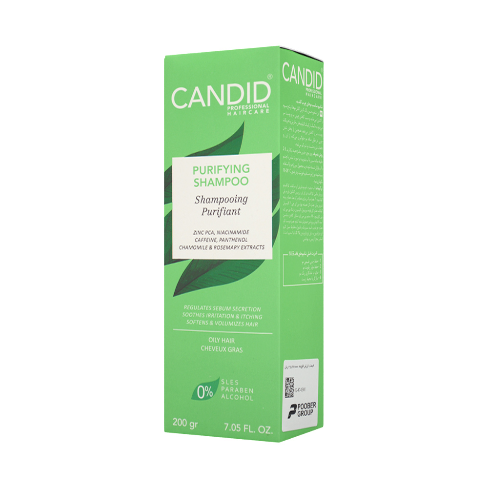 candid-purifying-shampoo-200ml-1.jpg شامپو ویتامینه کاندید برای موهای چرب 200 میل - Image 1