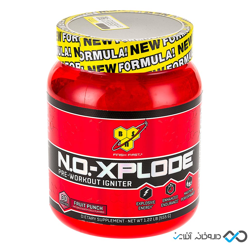 darookhaneonline-BSN-N.O.Xplode-555-gr.jpg پودر ان.او اکسپلود بی اس ان 555 گرم - Image 1