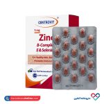 سافت ژل زینک+ ب کمپلکس+ ای+ سلنیوم سنتروویت 60 عددی - Image 5