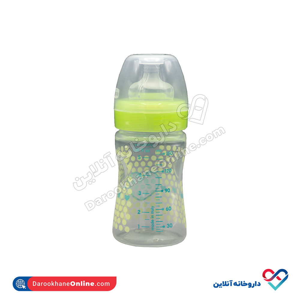 chicco-silicone-well-being-milk-normal-flow-3.jpg شیشه شیر ول بیینگ سیلیکان جریان معمولی چیکو 150 میلی - Image 3