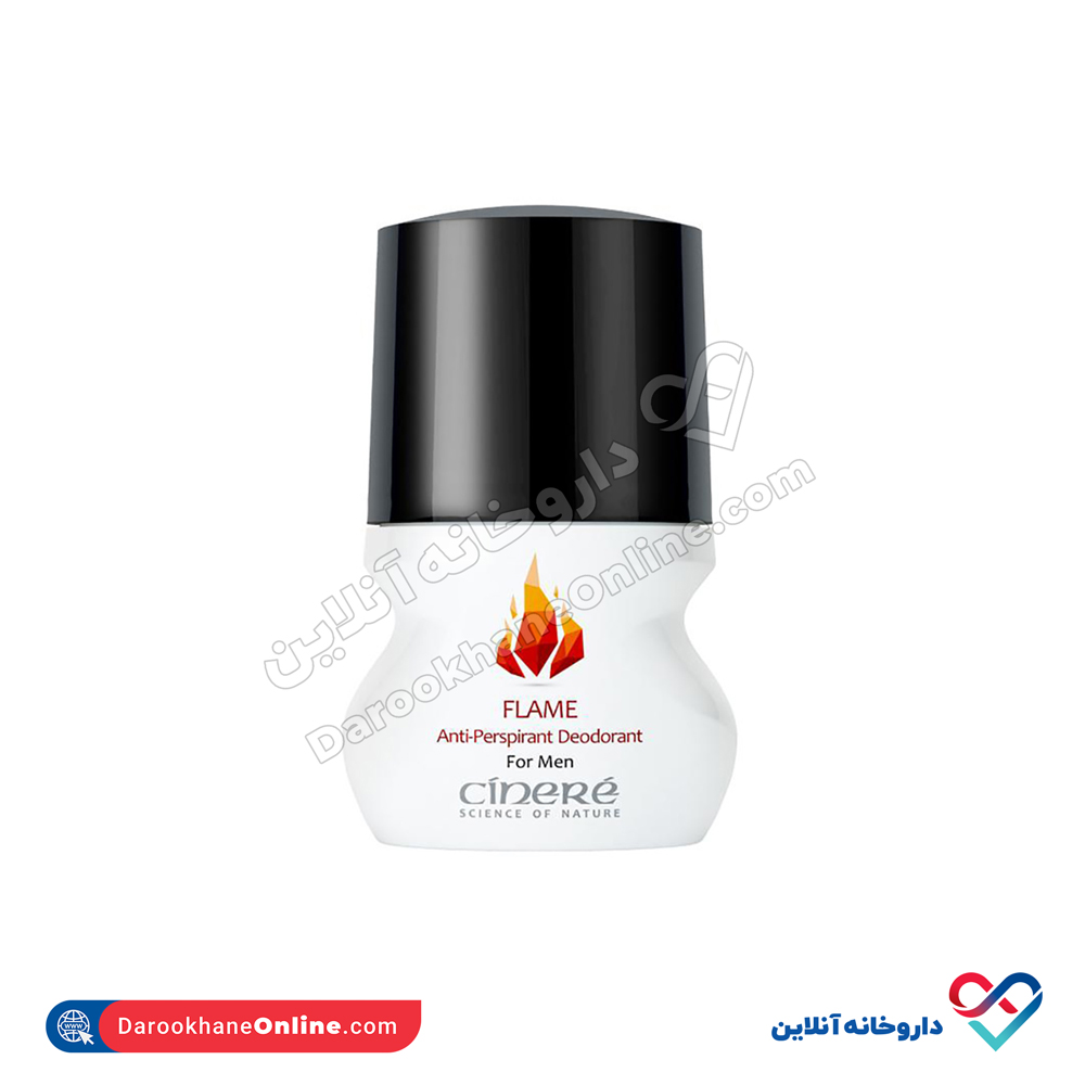 Cinere-Flame-Antiperspirant-Deodorant-For-Men.jpg دئودورانت مردانه با رایحه گرم Flame سینره 50 میل - Image 1