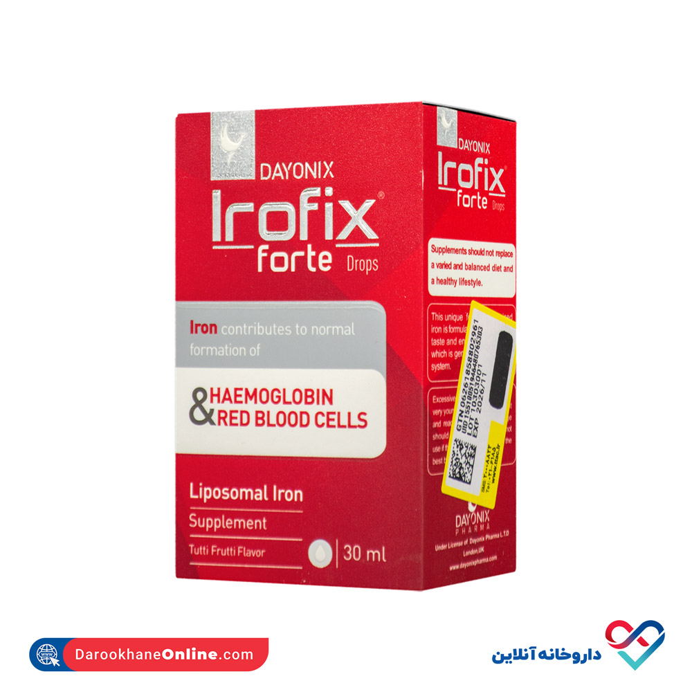 dayonix-irofix-forte-drops-30ml-1.jpg قطره خوراکی آیروفیکس فورت دایونیکس فارما 30 میل - Image 1