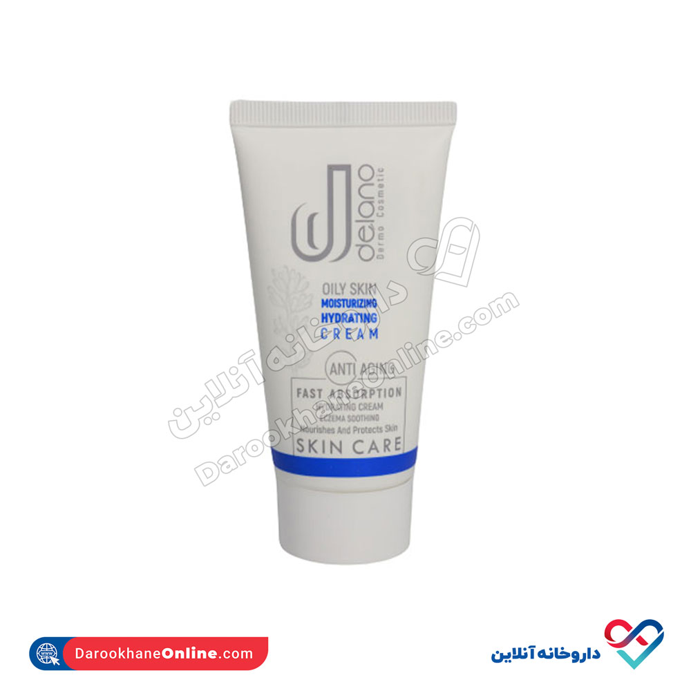 hydrating-2.jpg کرم مرطوب کننده و آبرسان فاقد چربی دلانو 50 میل - Image 1