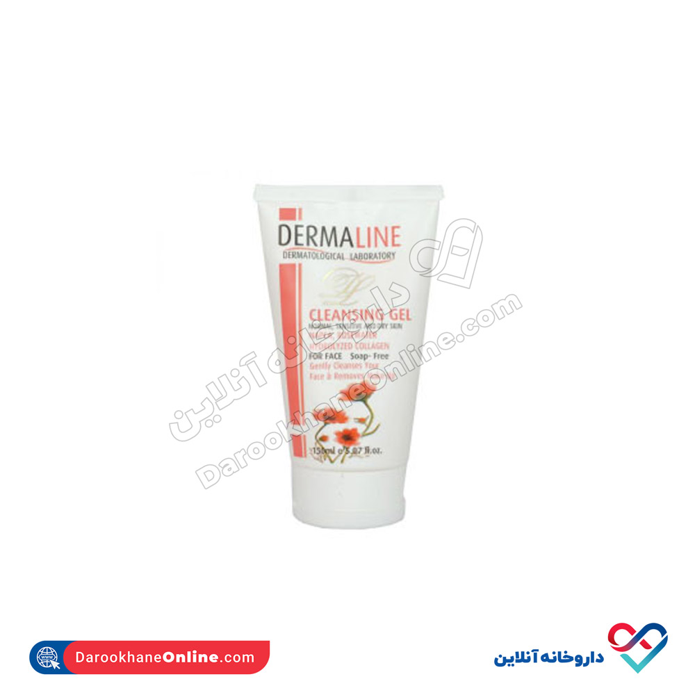 dermiline.jpg شوینده پوست خشک و حساس درمالاین 150 میل - Image 1