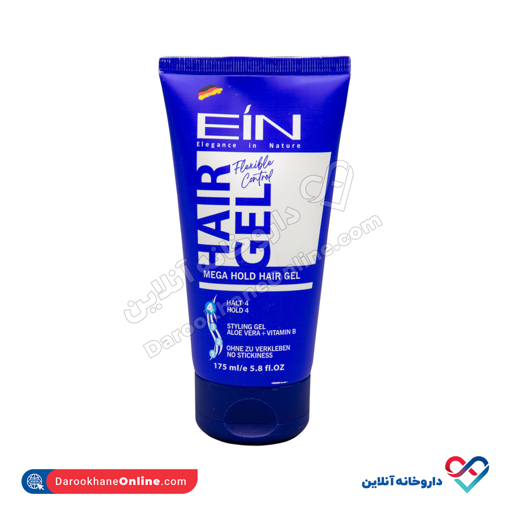 ein-mega-hold-hair-gel-1.jpg ژل حالت دهنده قوی موی سر ای آی ان 175 میل - Image 1