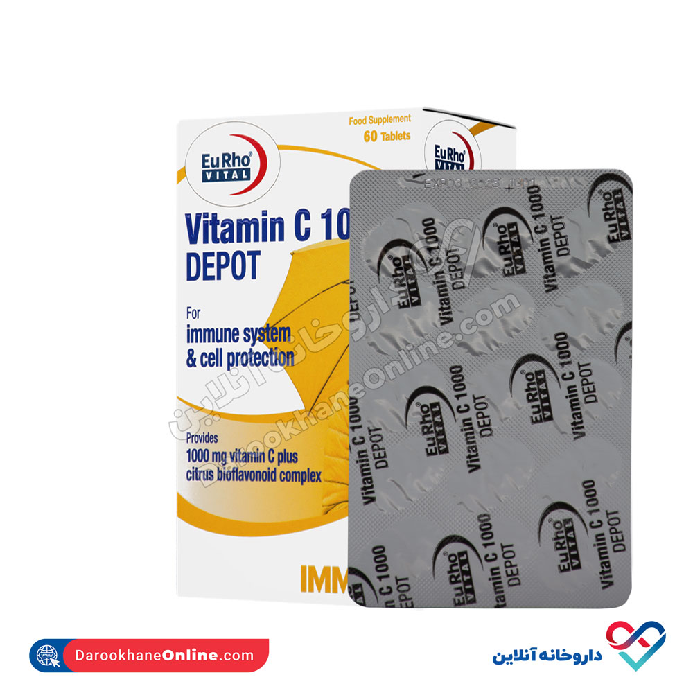 eurhovital-vitaminc1000-depot-5.jpg ویتامین سی 1000 دپو یوروویتال 60 عددی - Image 2