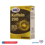 قرص کافئین 200 یوروویتال 60 عددی