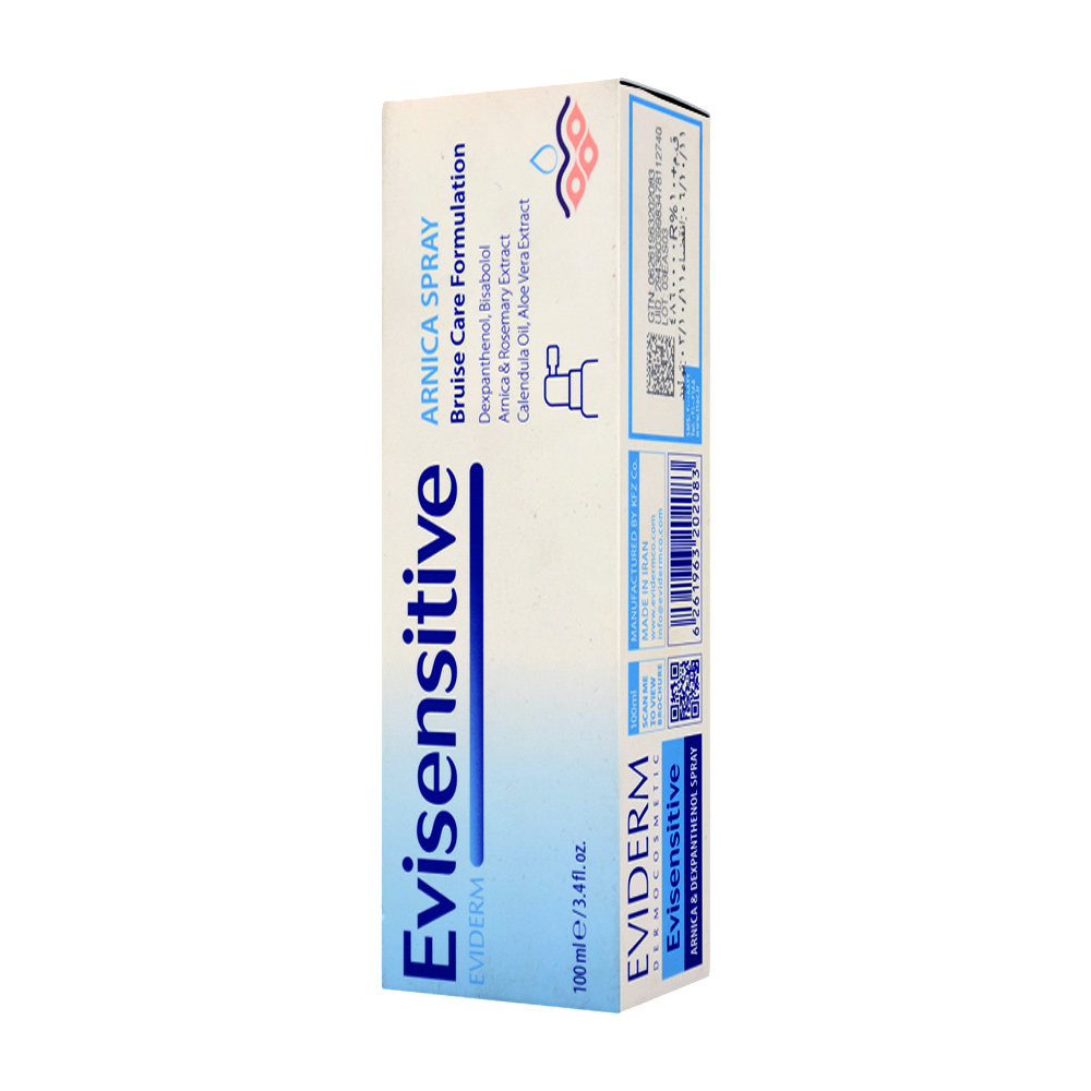 evisensitive-arnica-repair-spray-eviderm-1.jpg افشانه آرنیکا و دکسپنتنول اوی سنسیتیو اویدرم 100 میل - Image 1