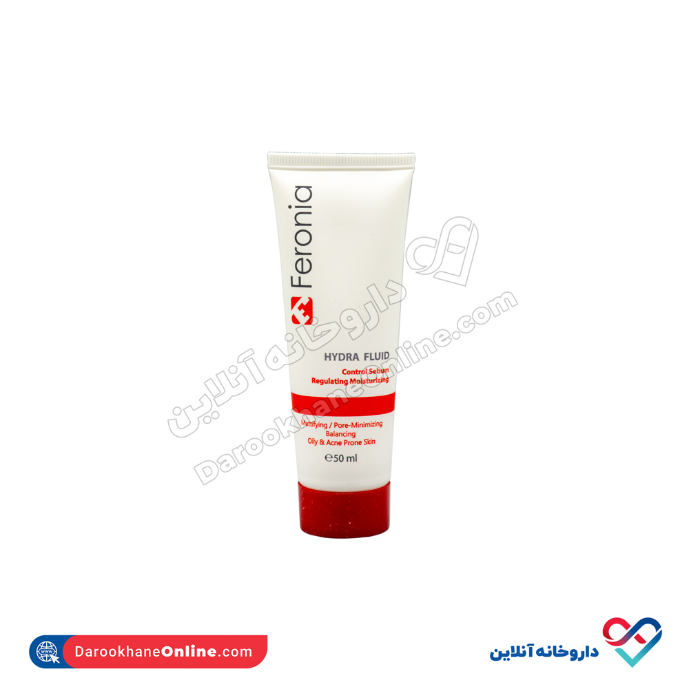 fronia-hydra-fluid-control-sebum-moisturizing-3.jpg کرم مرطوب کننده مناسب پوست چرب و مستعد آکنه فرونیا 50 میل - Image 3