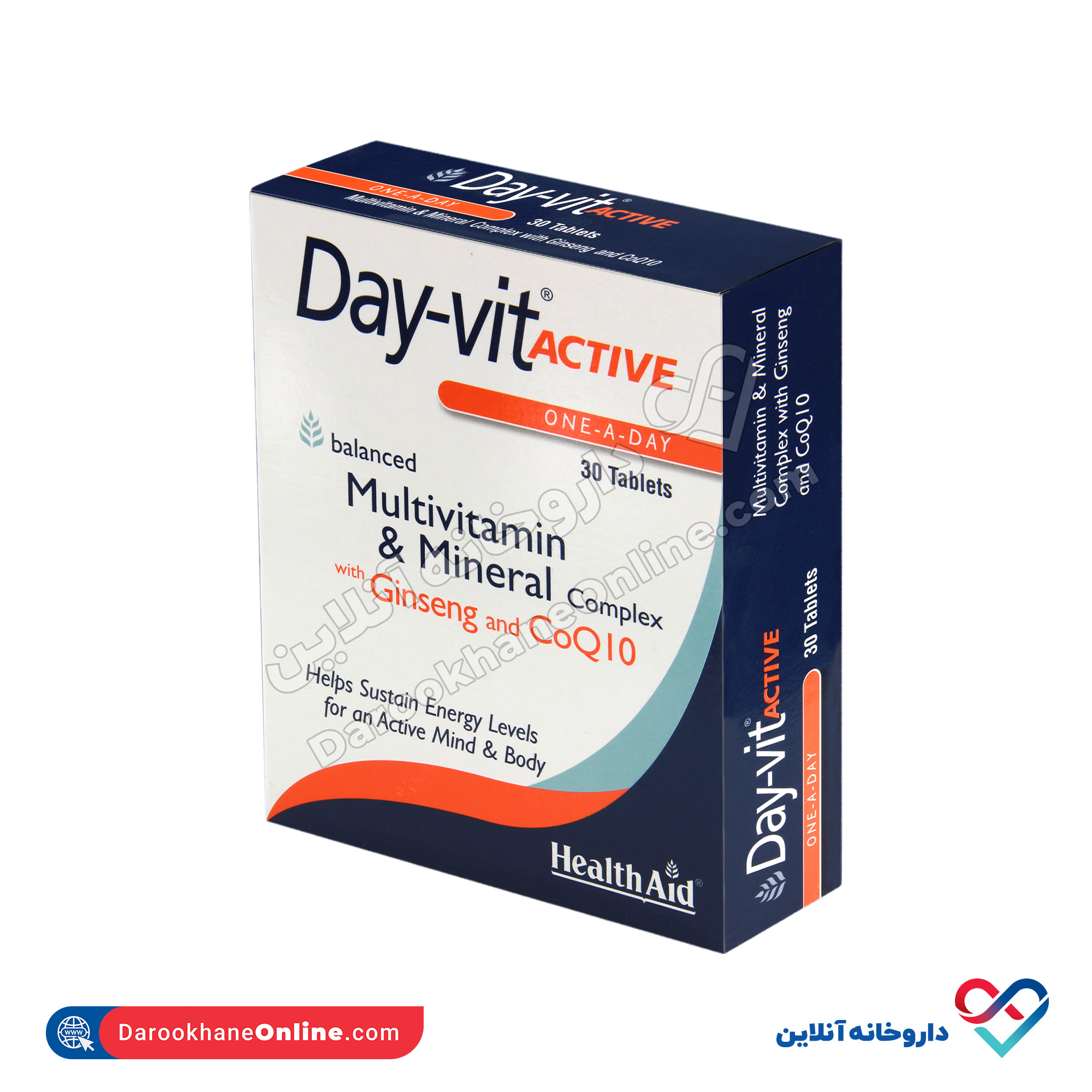 day-vit-active-2.jpg قرص دی ویت اکتیو هلث اید 30 عددی - Image 1