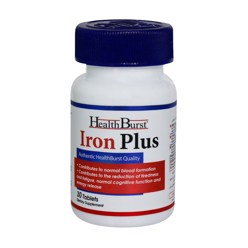 Health-iron-Plus-60-Tablet.jpg قرص آیرون پلاس هلث برست 30 عددی - Image 1