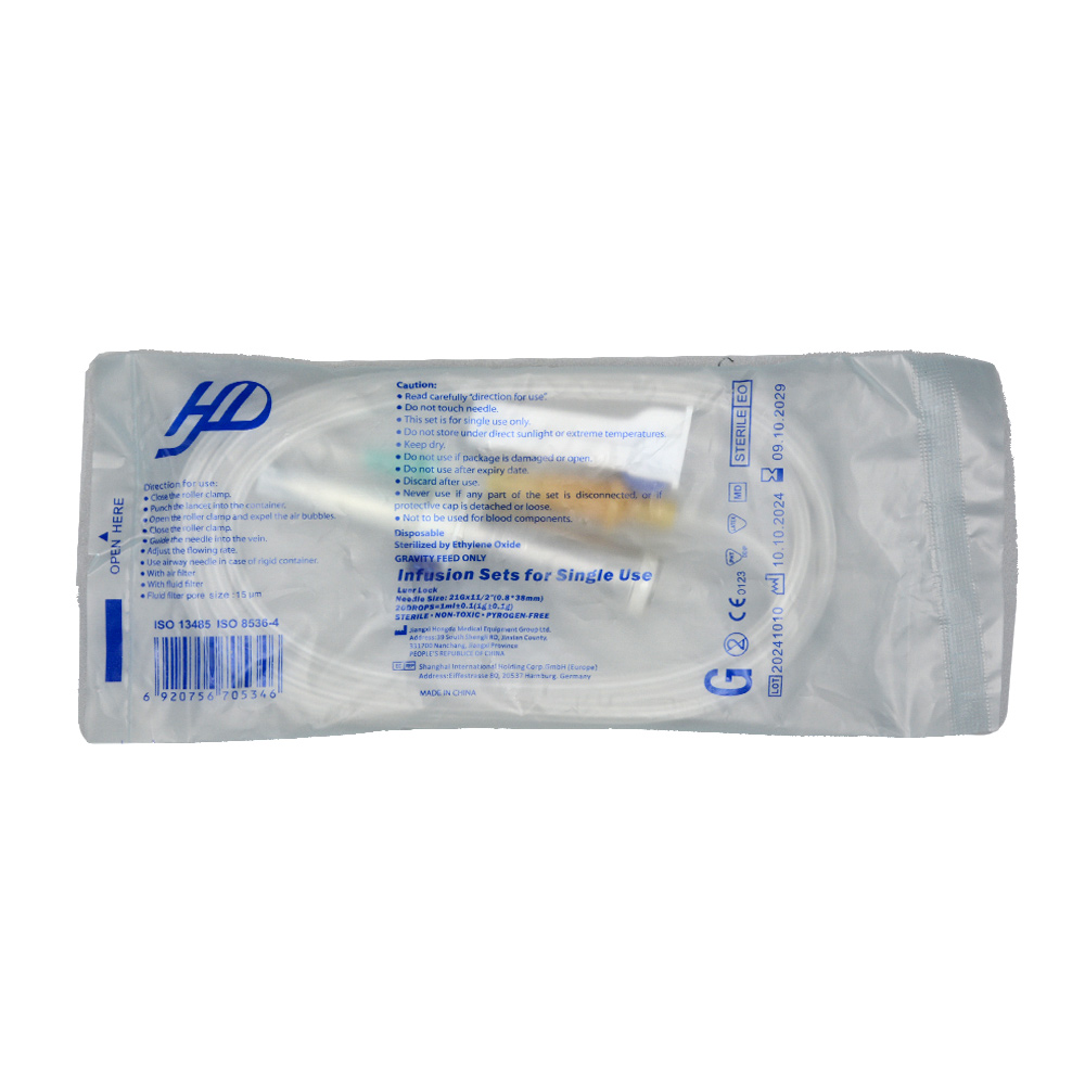 infusion-set-for-single-use-1.jpg ست سرم استریل اچ پی شاینی - Image 1