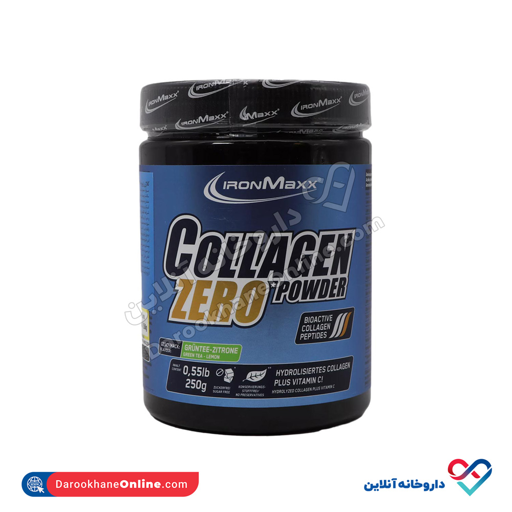 iron-maxx-collagen-zero.jpg پودر کلاژن زیرو آیرون مکس 250 گرمی - Image 1