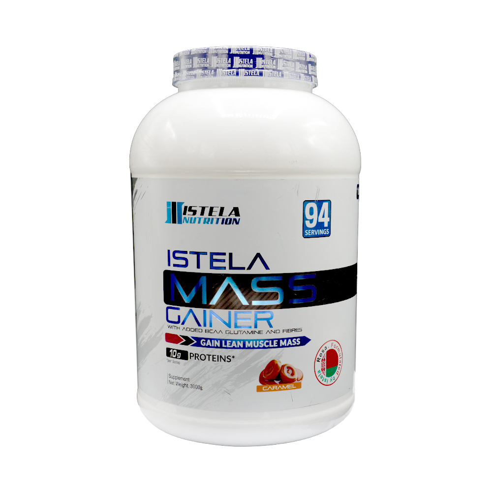 istela-nutrition-mass-gainer-3000g-1.jpg پودر مس گینر استلا نوتریشن 3000 گرم - Image 1