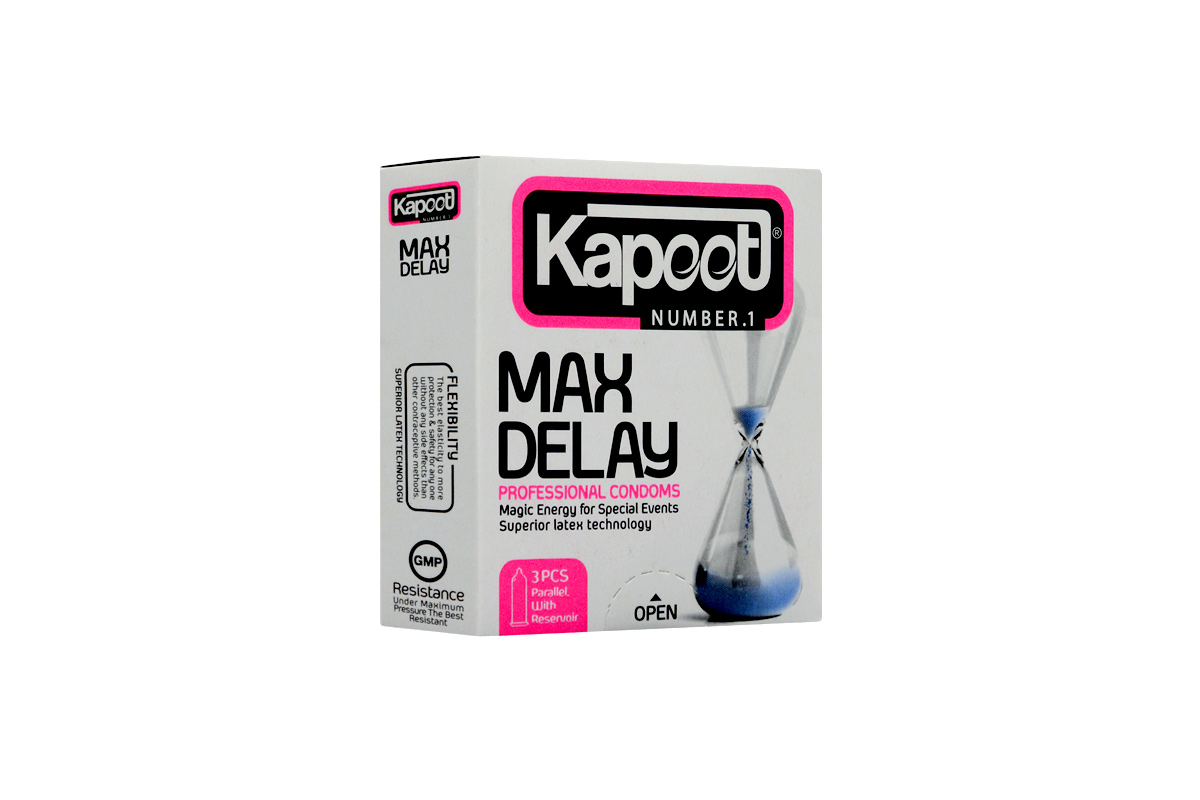 kapoot-max-delay-condoms-3-psc-2.jpg کاندوم ۳ عددی مکس دیلی کاپوت - Image 3