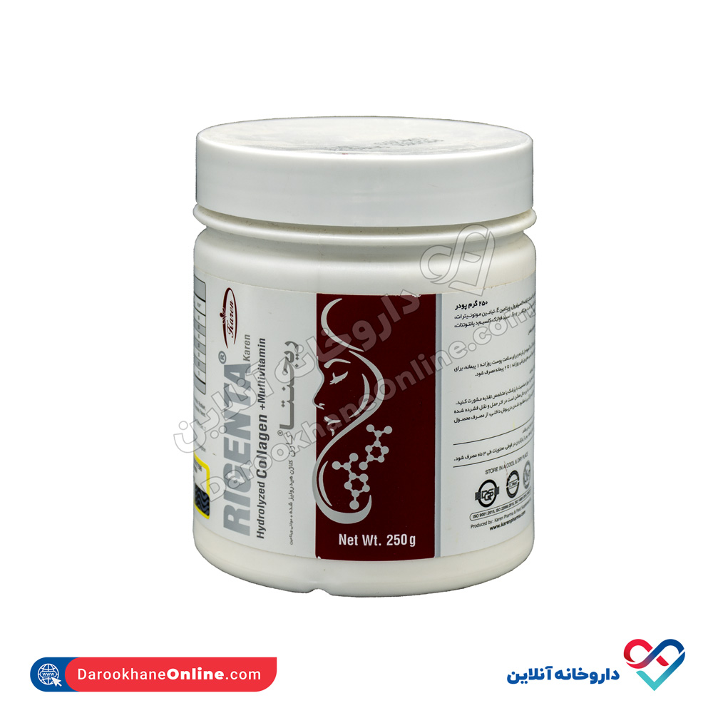 Karen-Collagen-Rigenta-Powder-1.jpg پودر کلاژن ریجنتا کارن 250 گرم - Image 1
