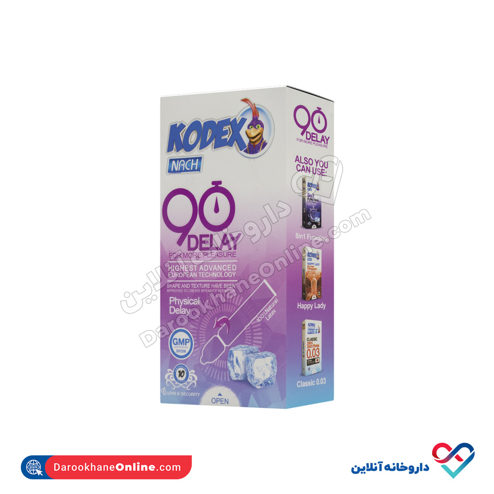 kodex-90delay-condoms-1.jpg کاندوم تاخیری 90 دقیقه کدکس 10 عددی - Image 1