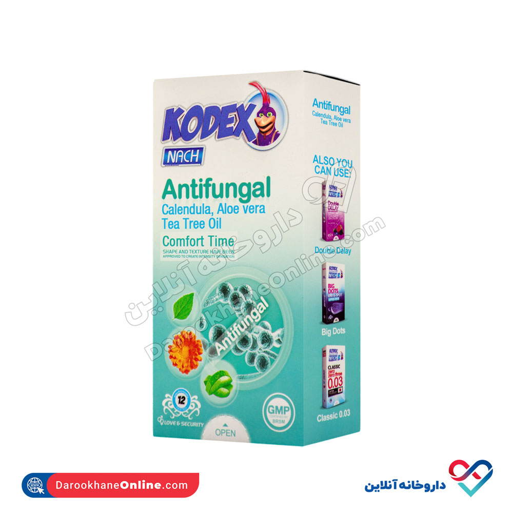 nachkodex-antifungal-condoms-12pcs-1.jpg کاندوم ضد قارچ کدکس 12 عددی - Image 1