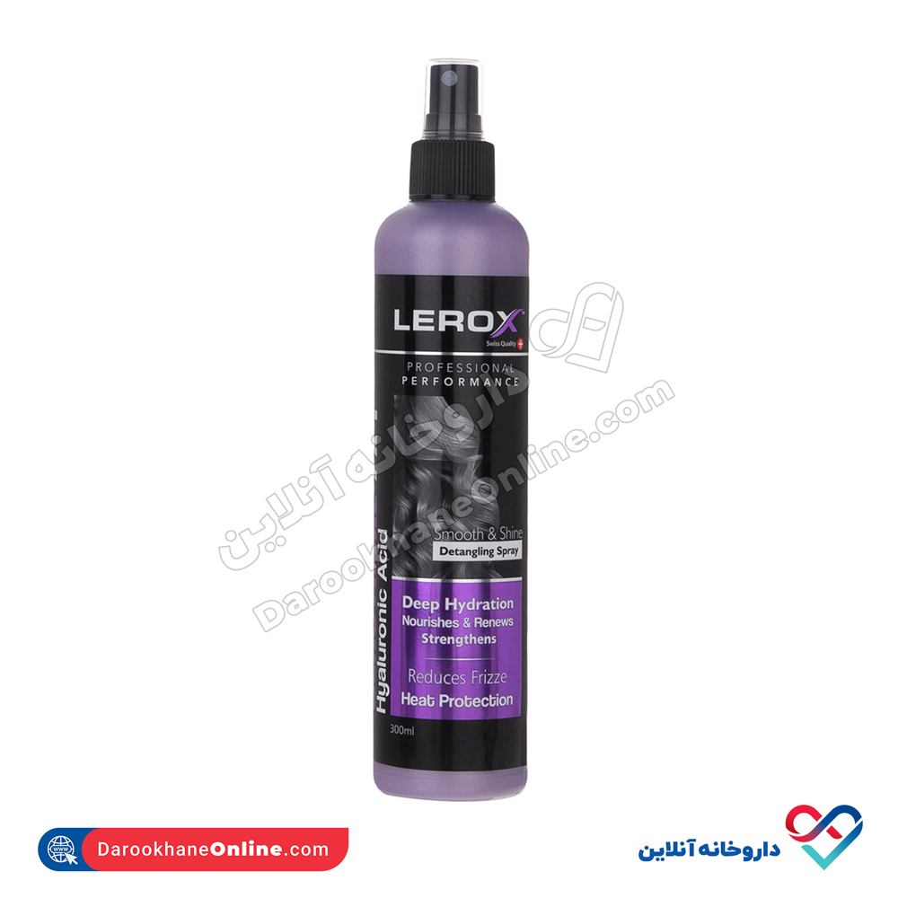 lerox-beauty-fire-hair-spray.jpg اسپری نرم کننده و ضد وزی مو لروکس بیوتی فایر 300 میلی - Image 1