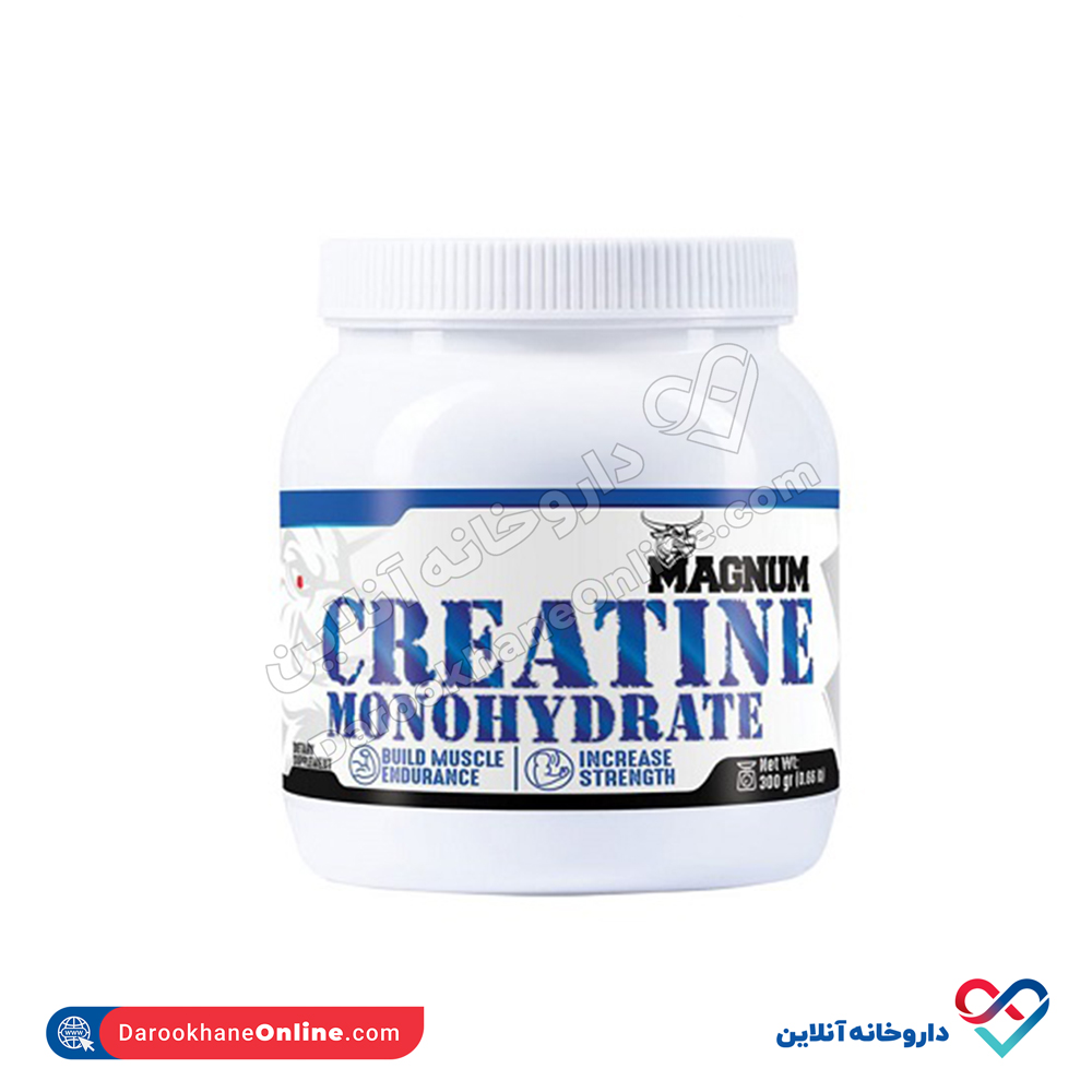 Magnum-Creatine-Monohydrate.jpg پودر کراتین مونوهیدرات مگنوم 300 گرم - Image 4