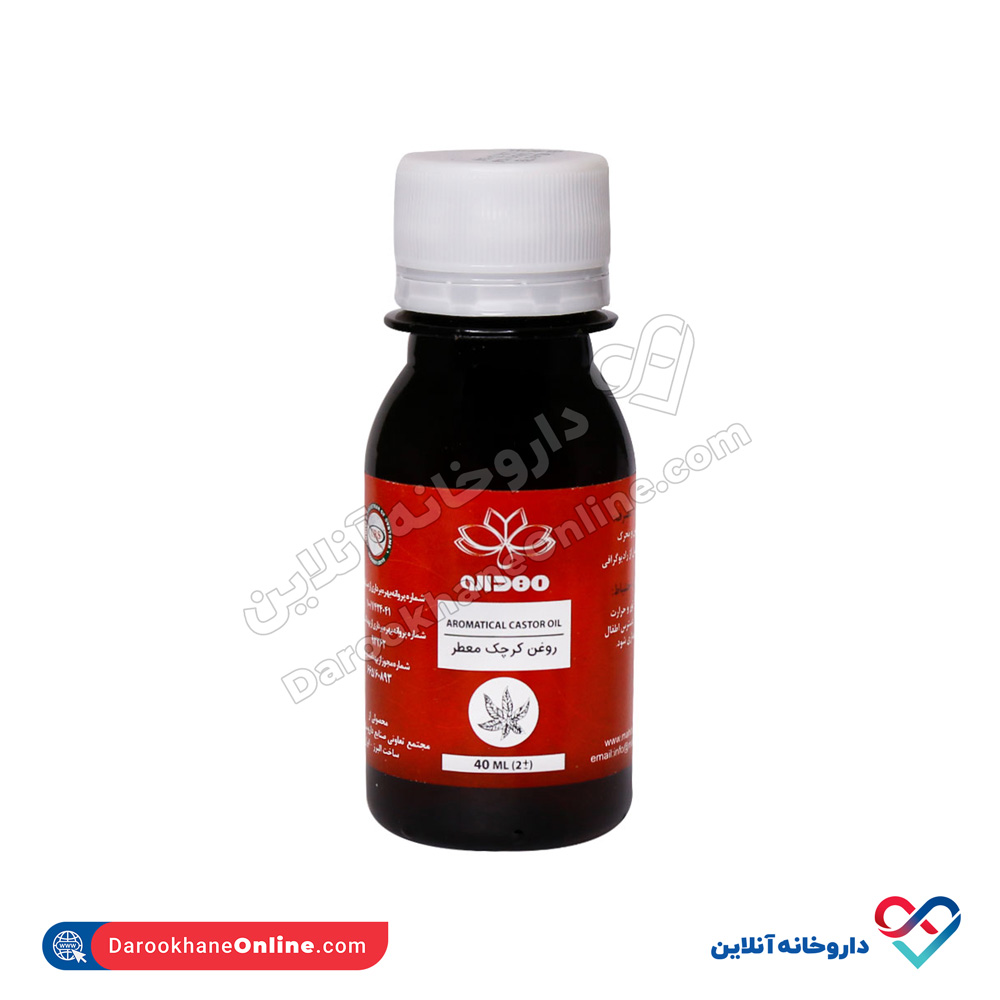 Castor-Oil.jpg روغن کرچک معطر مهدارو 40 میلی - Image 1