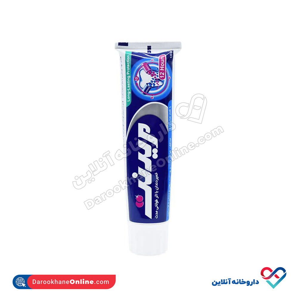 merident-12hours-longlasting-protection-toothpaste-130gr--2.jpg خمیر دندان کامل با اثر طولانی مدت 12 ساعت مریدنت 130 گرم - Image 1