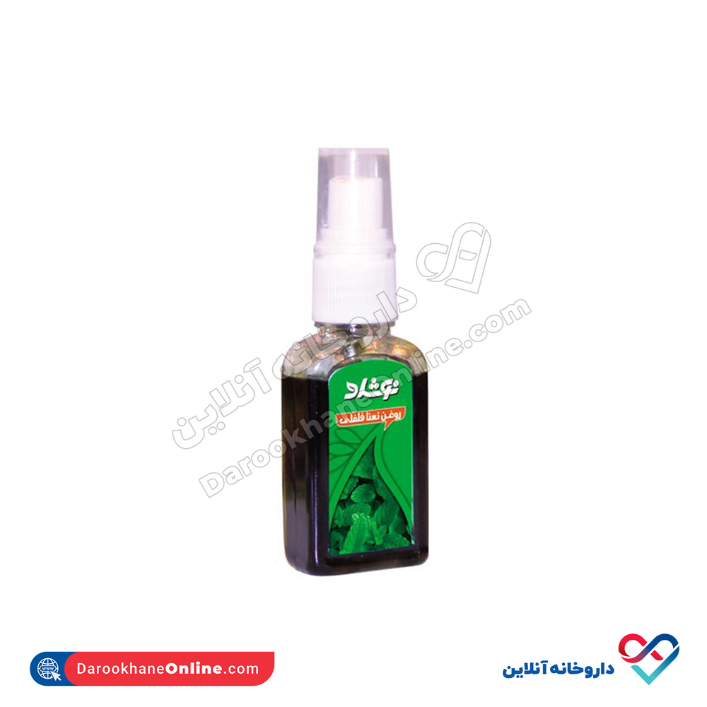 Noshad-Pepper-Mint-Oil.jpg روغن نعنا فلفلی نوشاد 37 میلی - Image 1