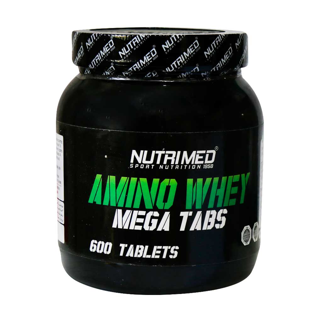 Nutrimed-Amino-Whey-600-Tablets.jpg قرص آمینو وی مگا تبس نوتریمد 600 عددی - Image 1