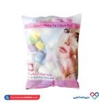 پنبه توپک در دو نوع رنگی و سفید برند گل
