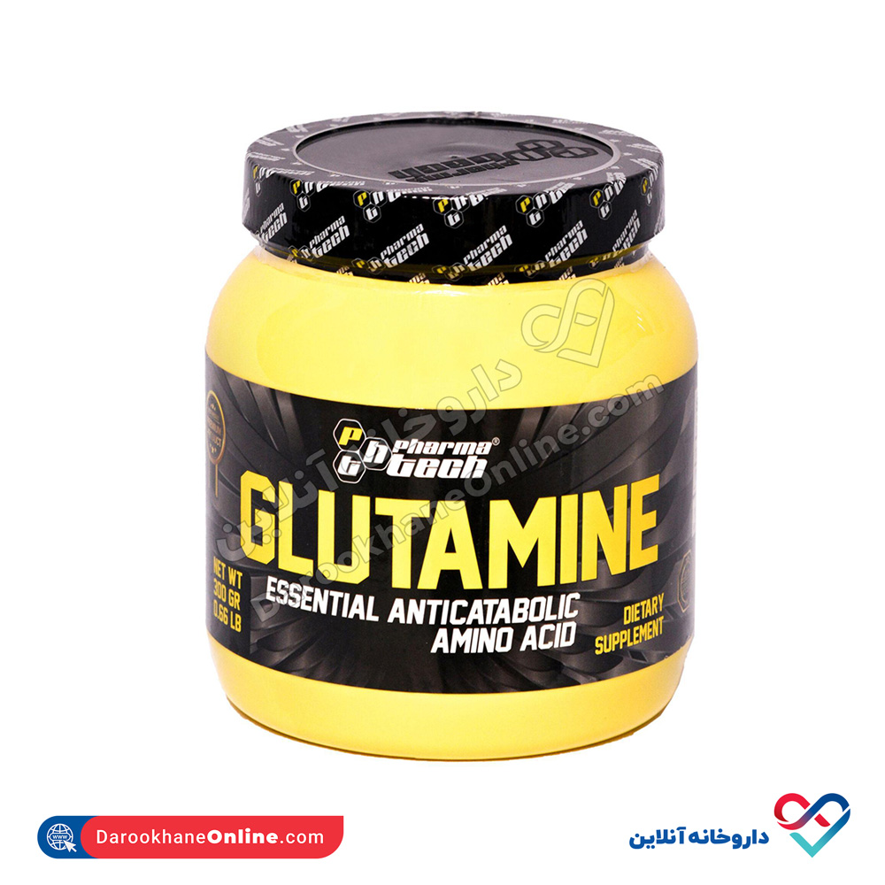 Pharmatech-glutamine-powder.jpg پودر گلوتامین فارماتک 300 گرمی - Image 1
