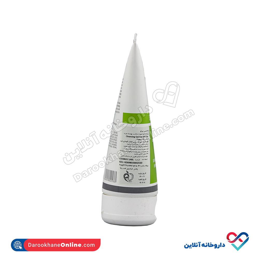 pirlo-oily-skin-cleansing-gel-3.jpg ژل شستشوی صورت پیرلو مناسب پوست چرب 150 میل - Image 2