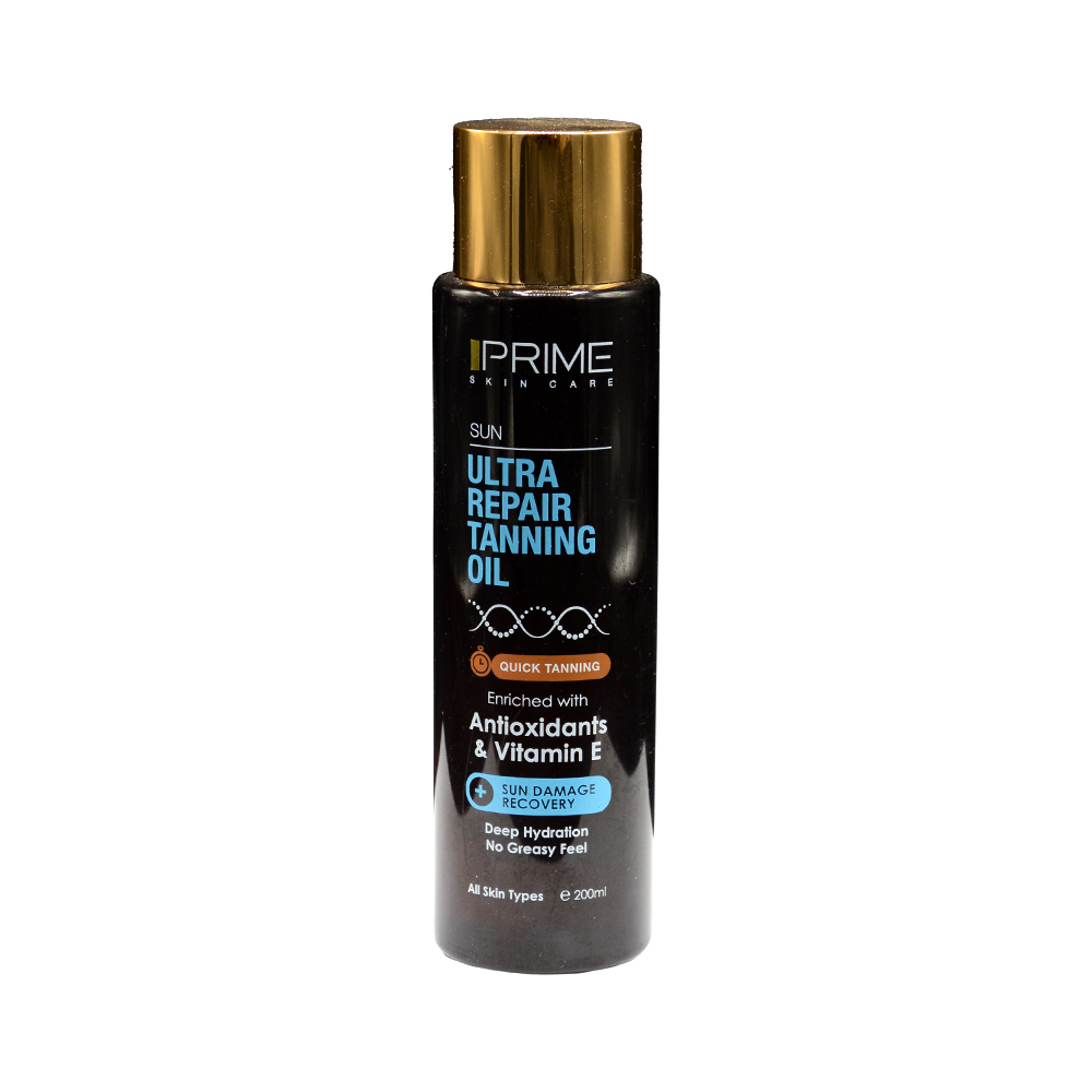 ultra-repair-tanning-oil-prime-1.jpg روغن آفتاب برنزه کننده پریم 200 میل - Image 1