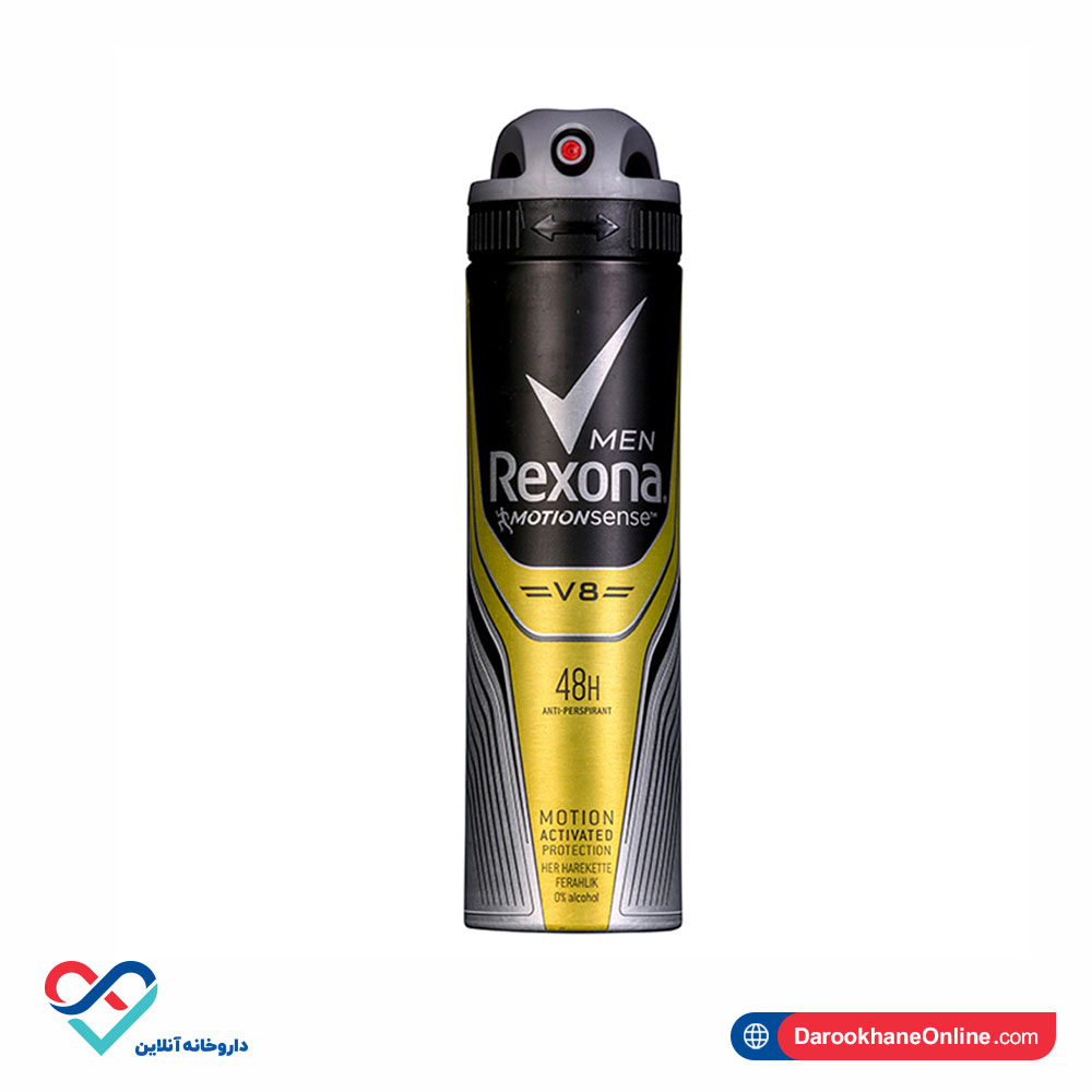 rexona5.jpg اسپری ضد تعریق مردانه رکسونا مدل V8 150 میل - Image 1