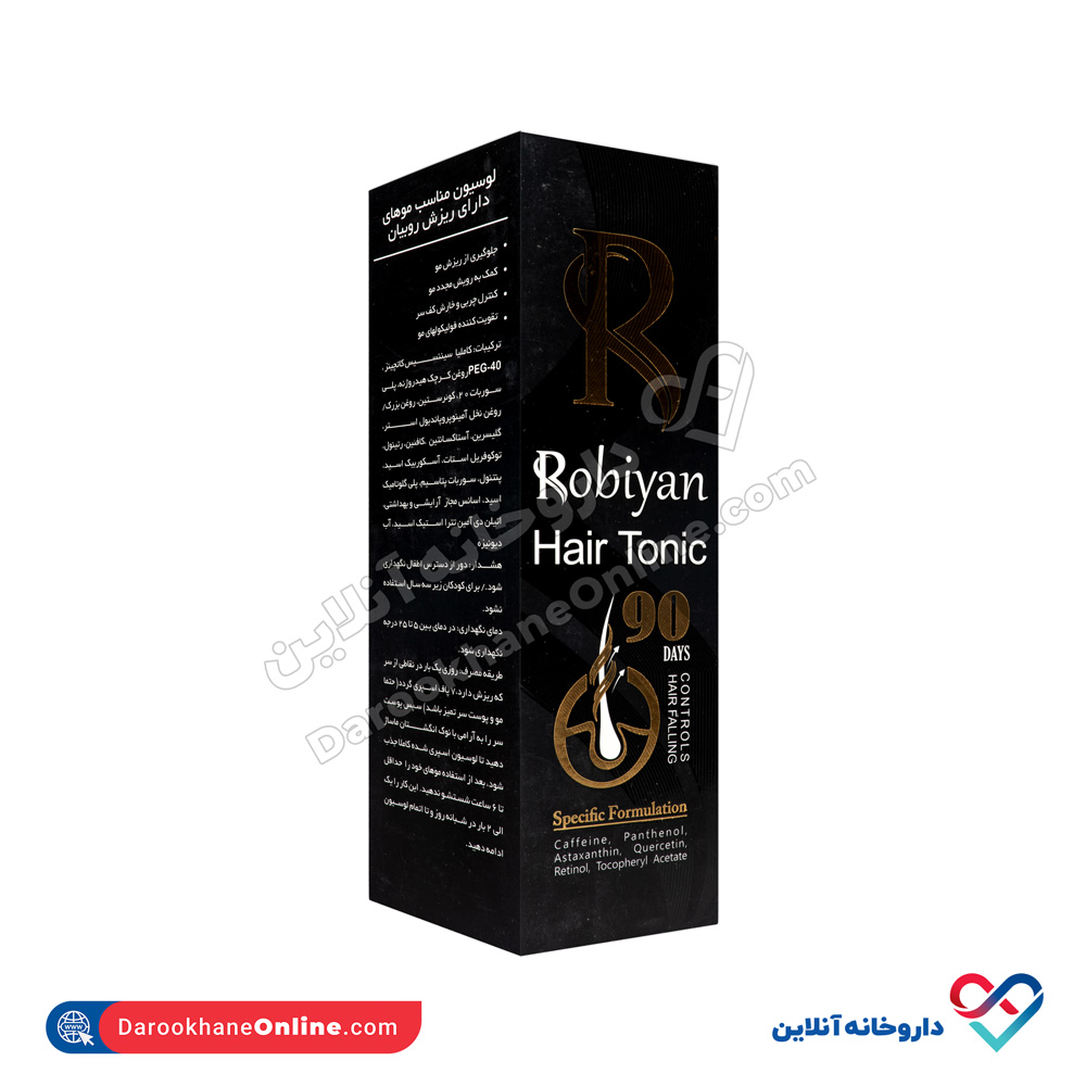 robiyan-hair-tonic-120ml-2.jpg لوسیون مناسب موهای دارای ریزش روبیان 120 میل - Image 2