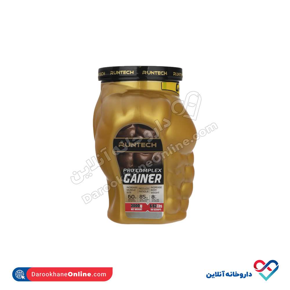 runtech-pro-complex-gainer-2.jpg پودر گینر پرو کمپلکس رانتک 3 کیلوگرم - Image 2