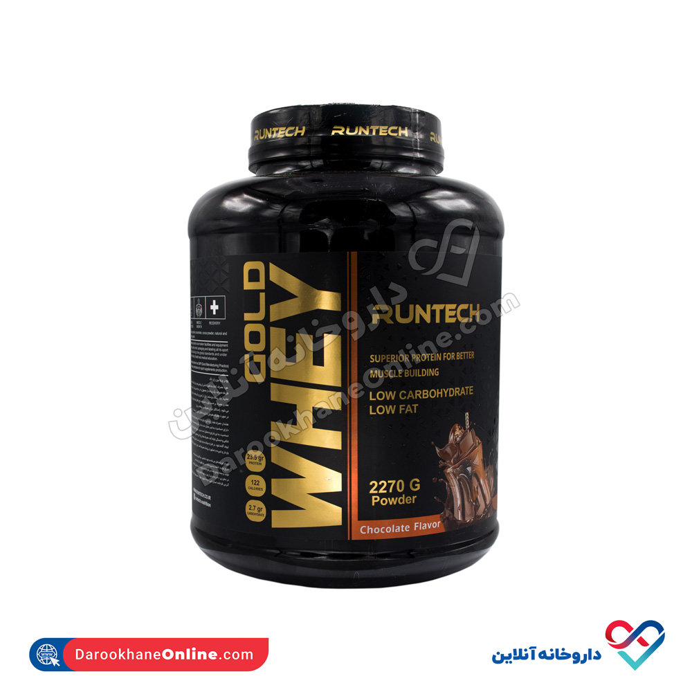 runtech-protein-gold-1.jpg پودر پروتئین وی گلد رانتک 2270 گرمی - Image 1