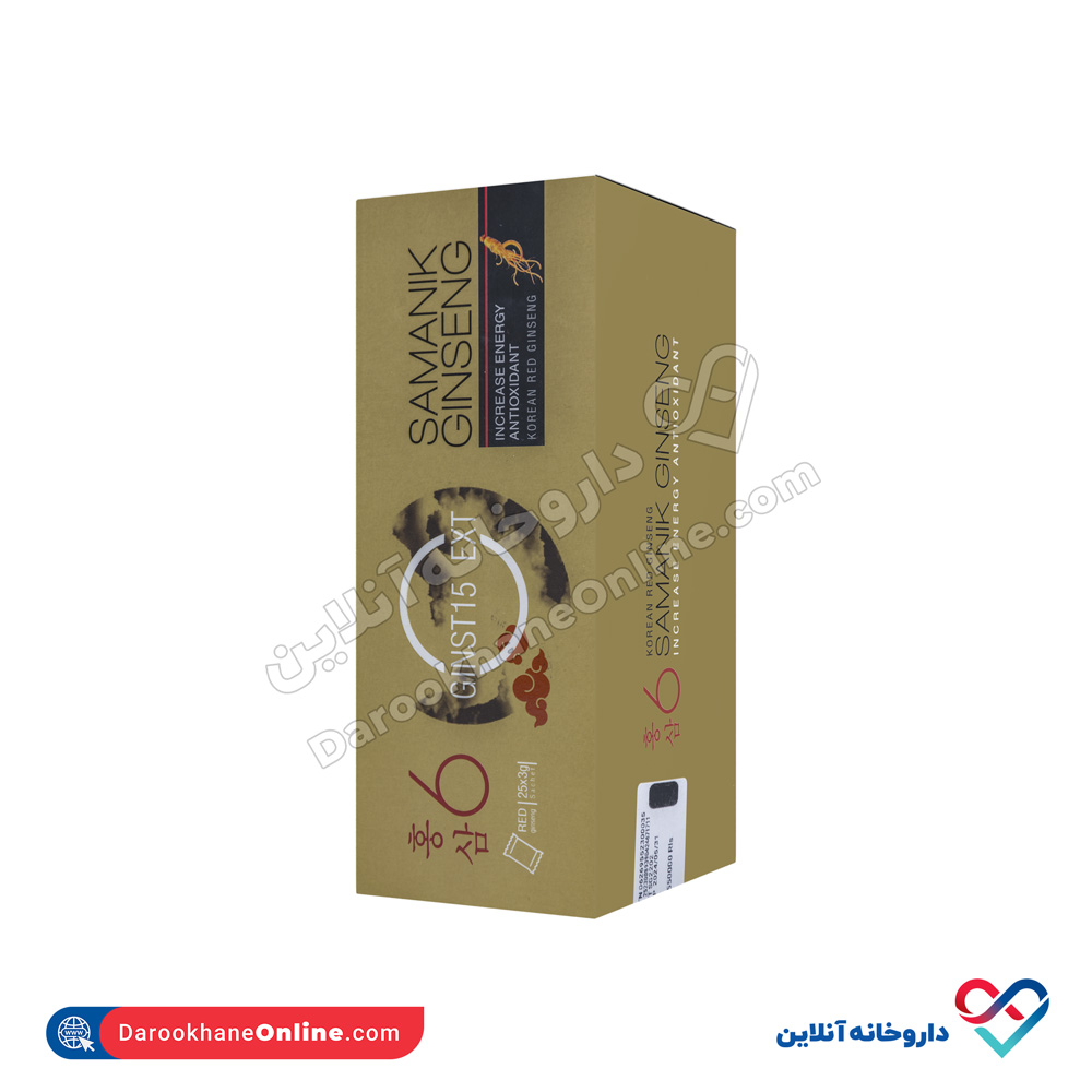 samanik-ginseng-korean-red-ginseng-1.jpg ساشه جینسنگ سمانیک 25 عددی - Image 1